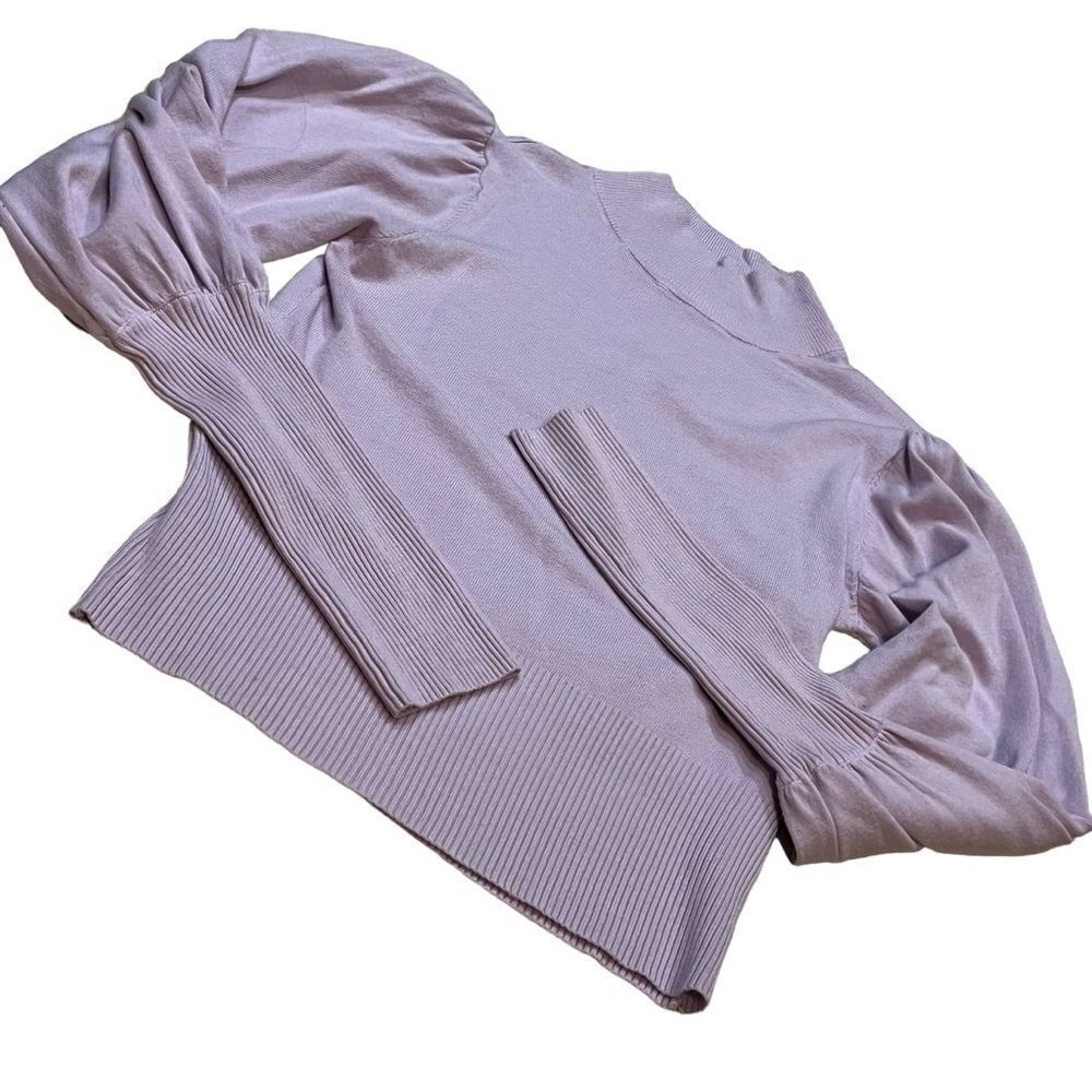 Lavender Turtleneck Sweater - Picture 2 of 16